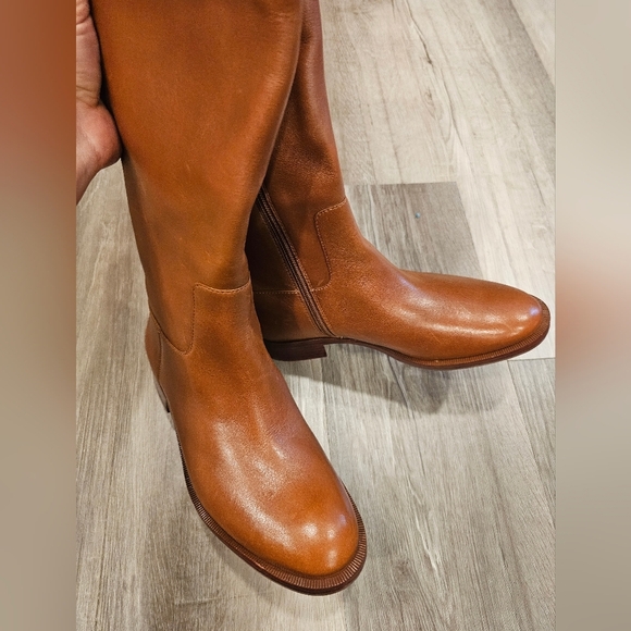 Tory Burch Women's Tan Leather Over the Knee Boots Size 5M - Picture 14 of 14